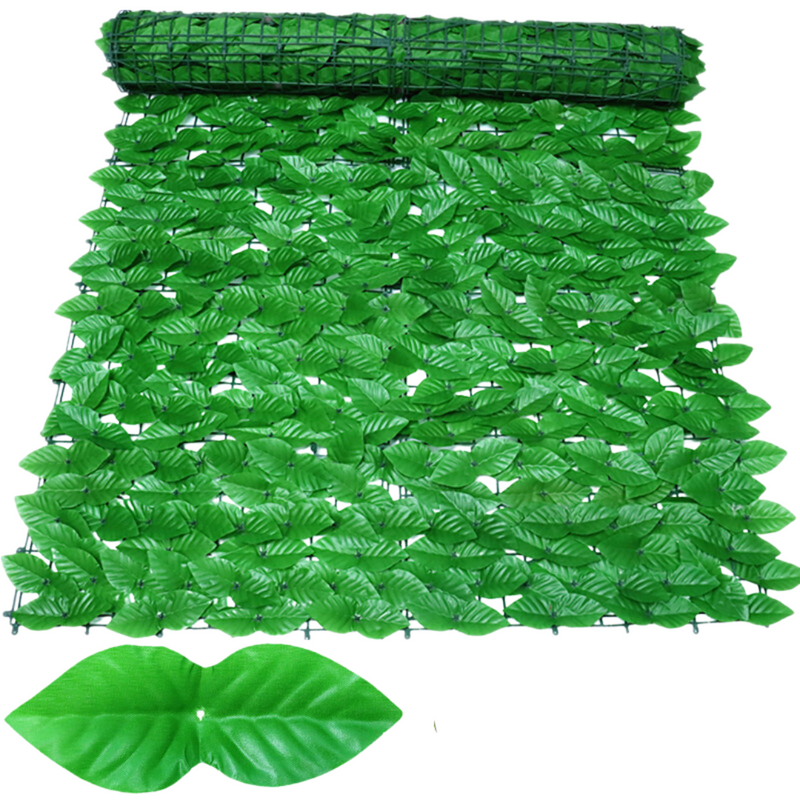 Mur végétal feuille de lierres verte 