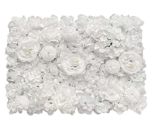 mur végétal hortensia rose blanc pur