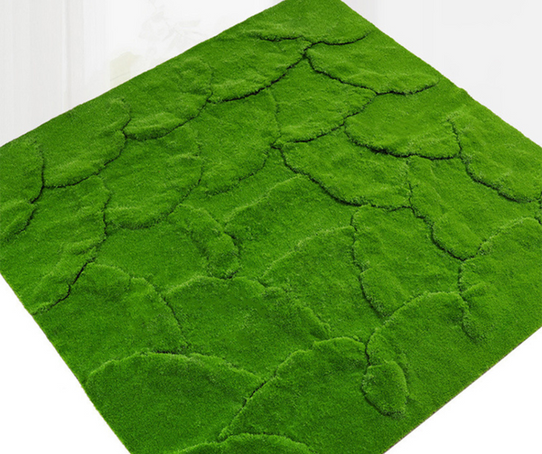 Mur végétal lichen fissuré
