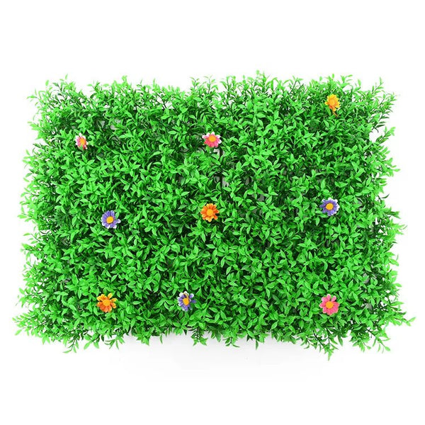 Mur végétal pâquerettes colorées 